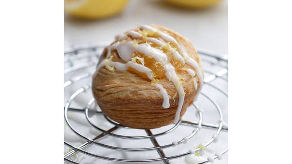 Lemon Puff Pastry Muffin