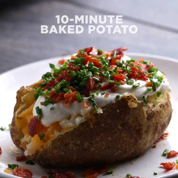 10 Minute Baked Potato