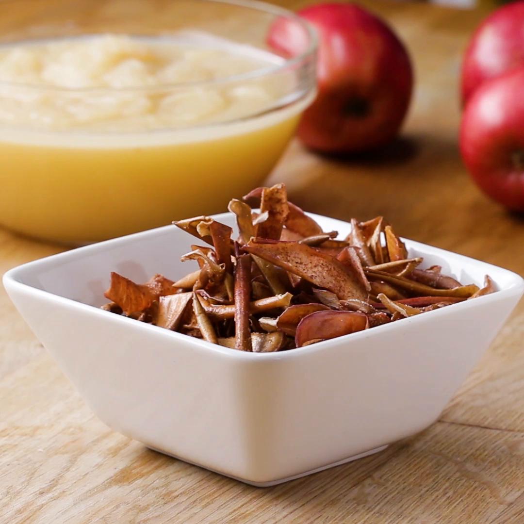 Apple Peel Chips Recipe by Tasty image