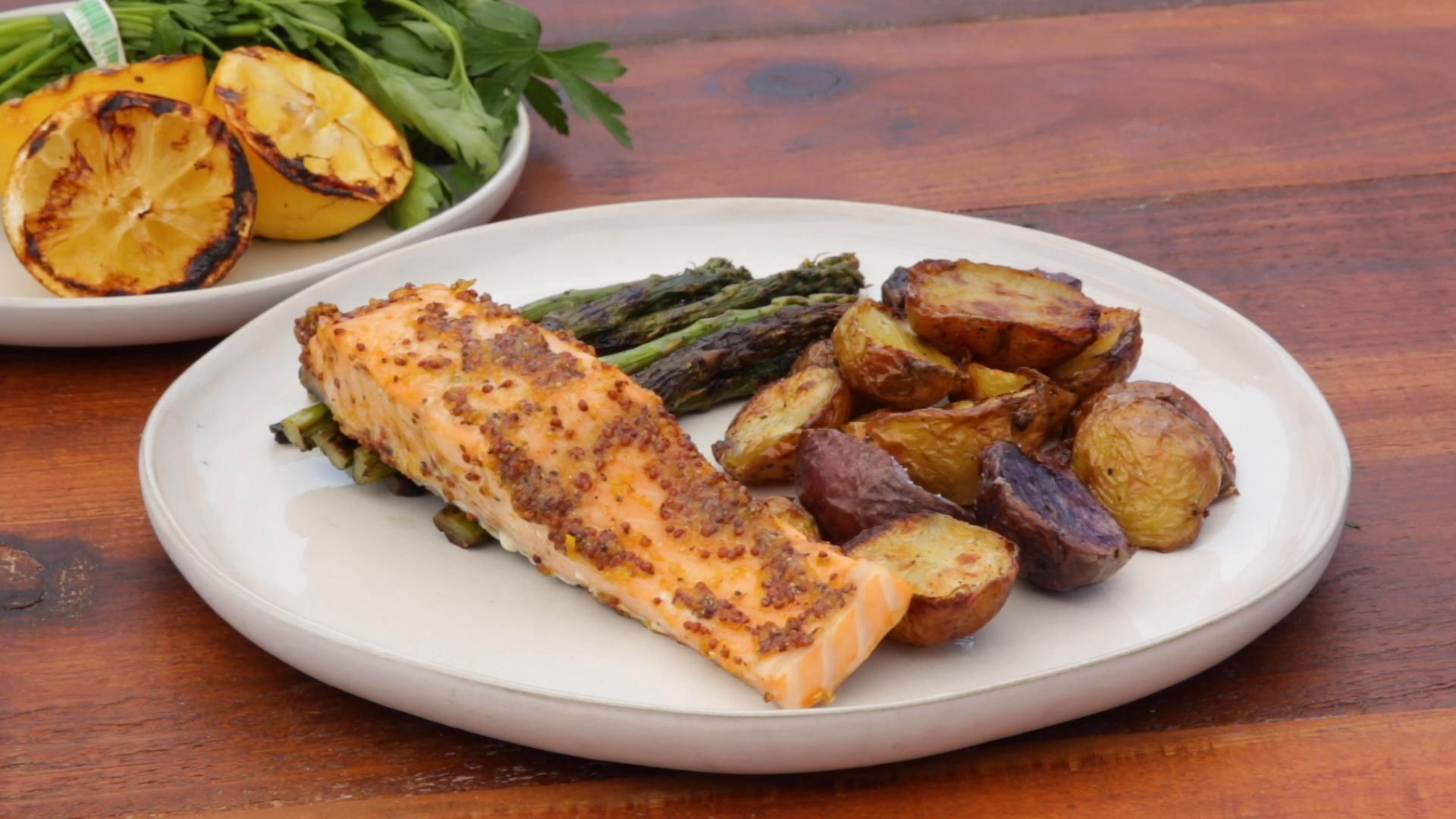 Grilled Cedar Plank Salmon Recipe by Tasty