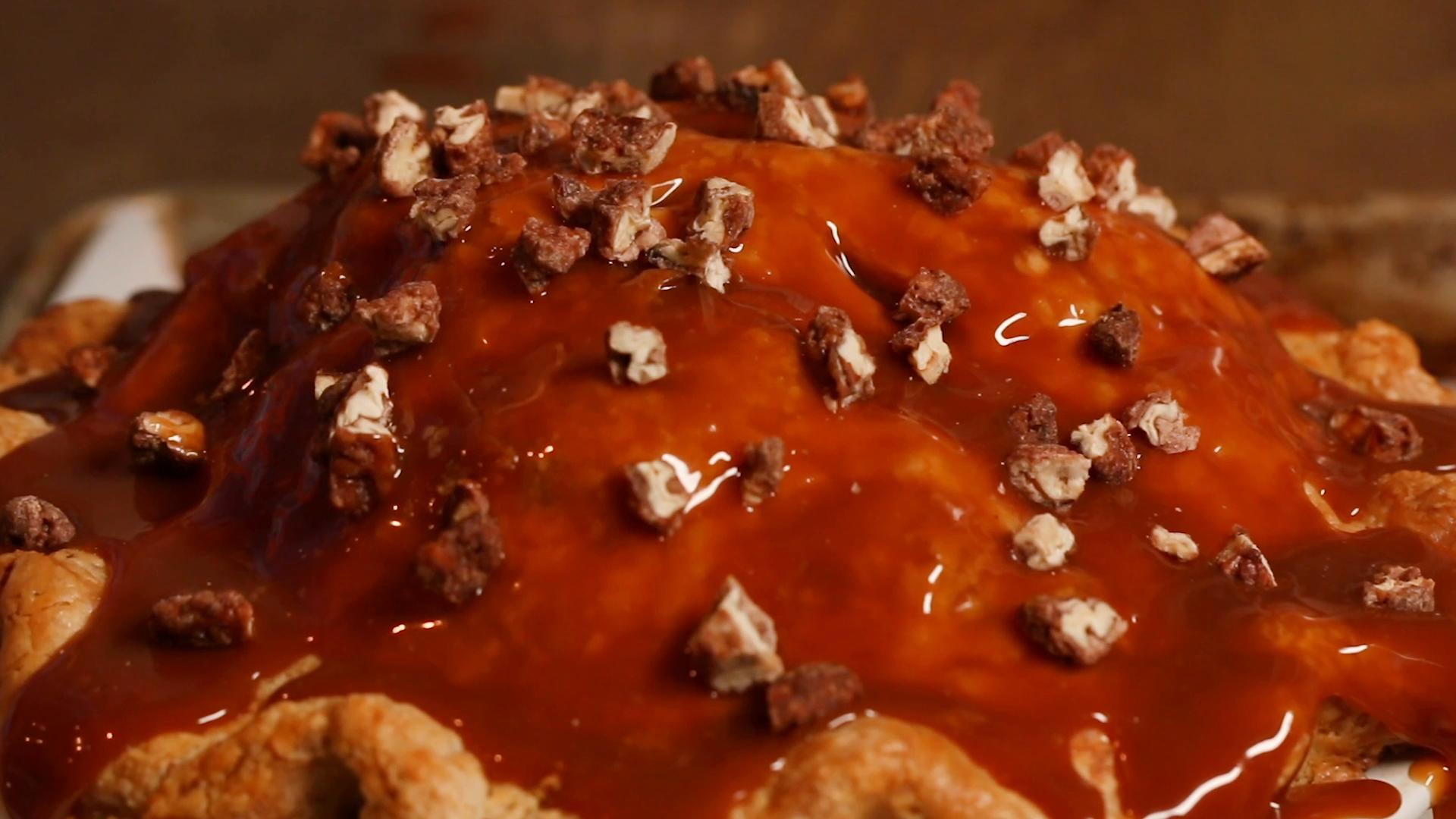 6-Hour Salted Caramel Deep Dish Apple Pie Recipe by Tasty_image