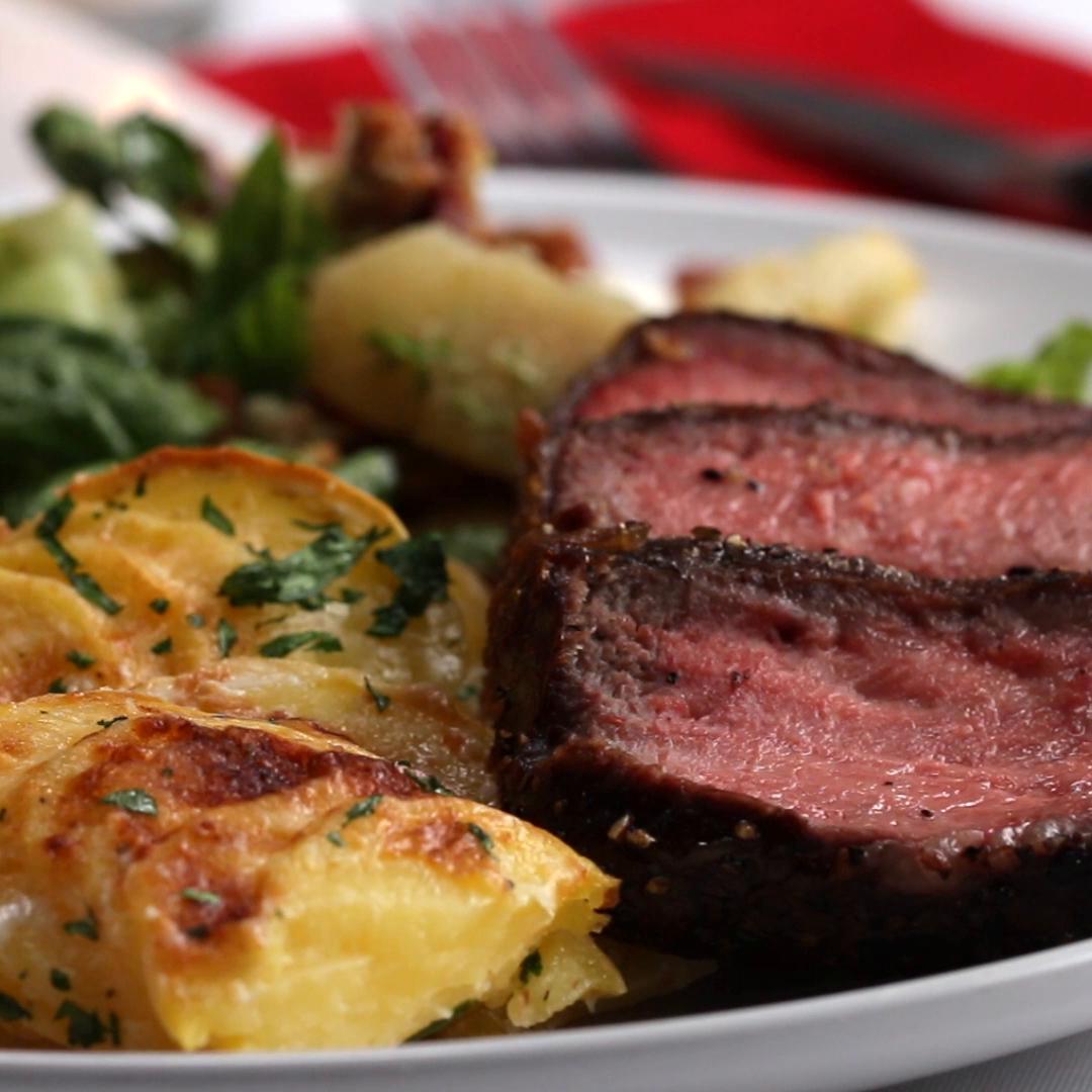 Garlic Butter Steak Recipe by Tasty_image