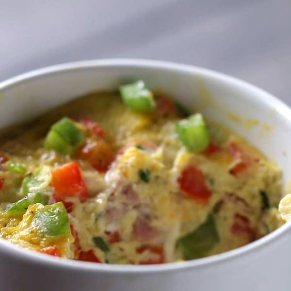 Microwave 3-minute Omelette In A Mug Recipe by Tasty