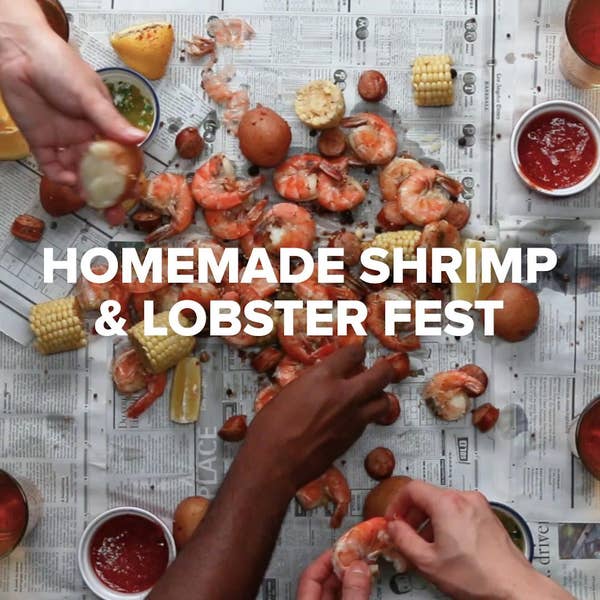 Homemade Shrimp And Lobster Fest