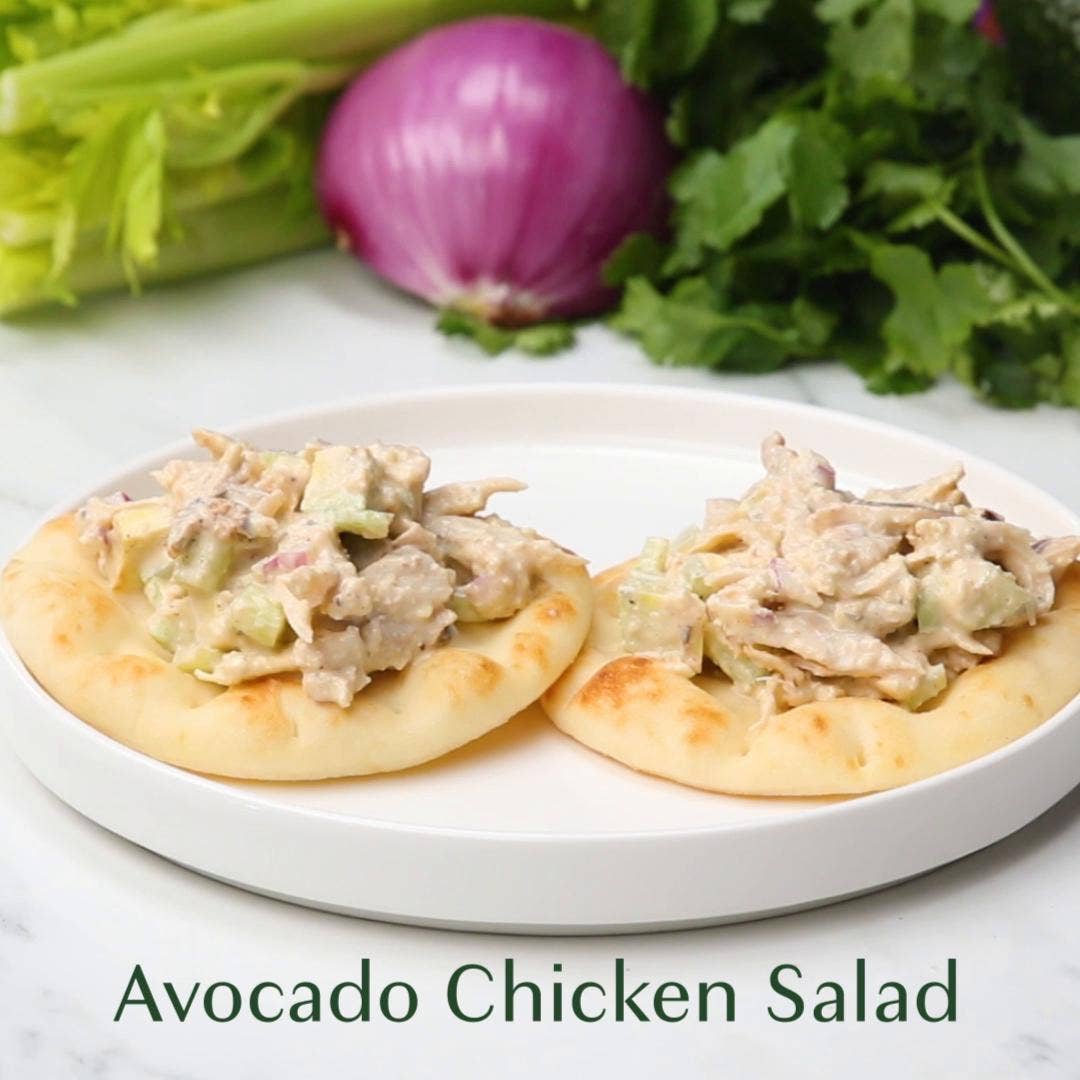 Low Carb Avocado Chicken Salad Recipe By Tasty