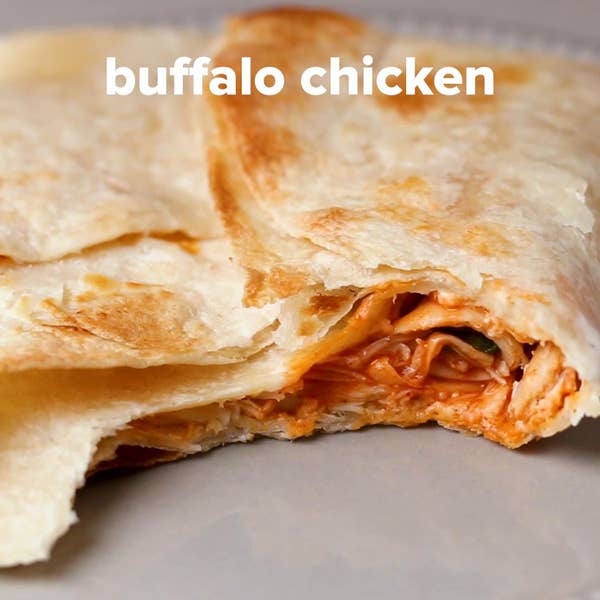 Buffalo Chicken Toaster "Quesadilla"