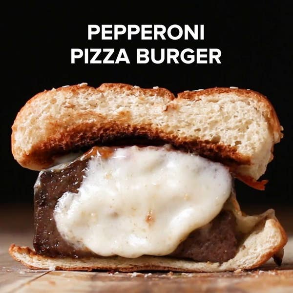 Pepperoni Pizza Burger