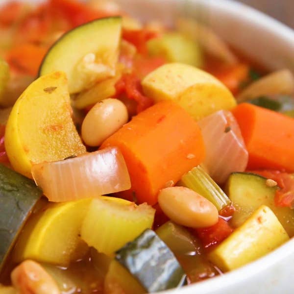 Freezer Prep Hearty Veggie Soup