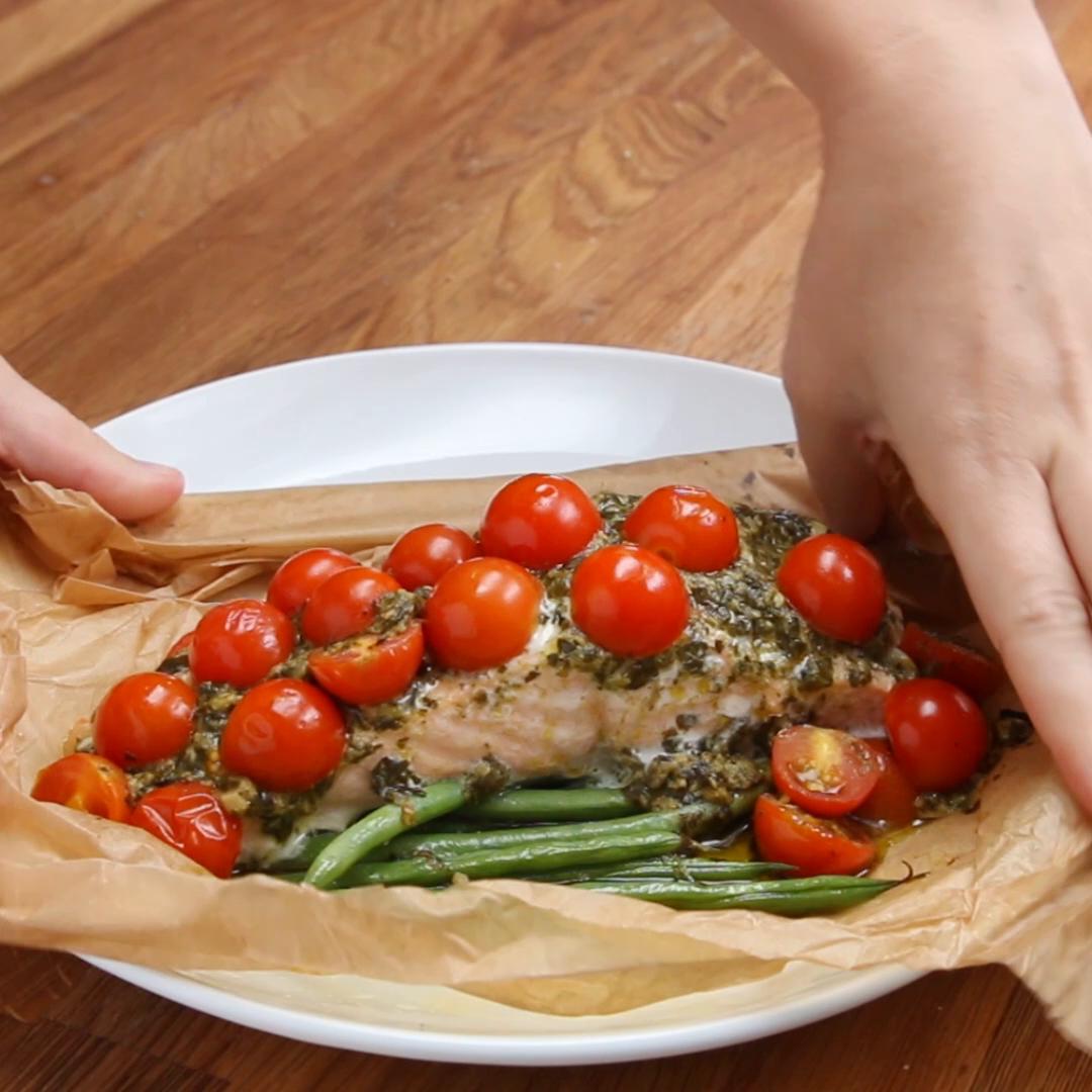 Parchment Baked Salmon 4 Ways Recipes