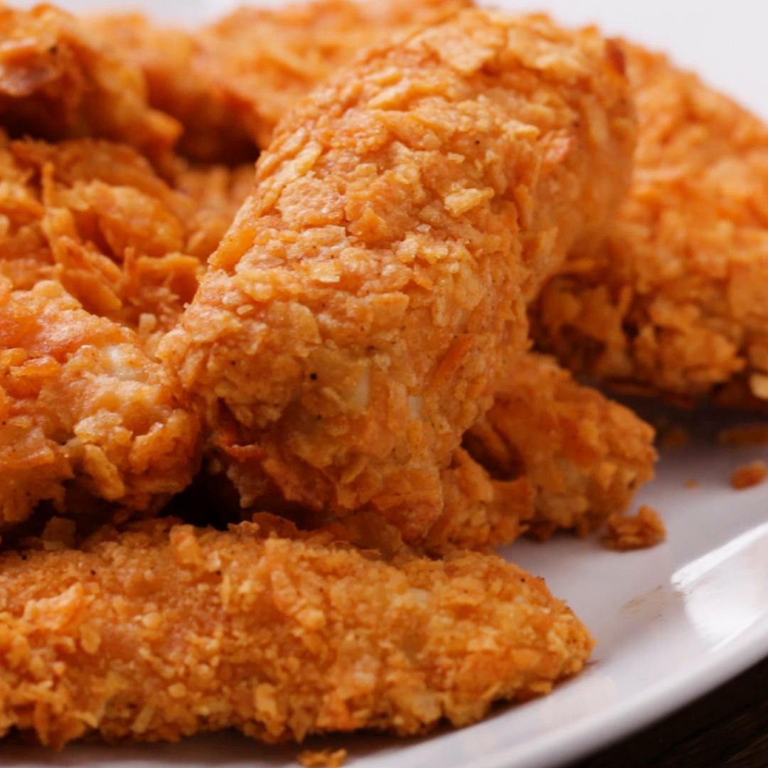 Potato Chip Chicken Tenders Recipe By Tasty