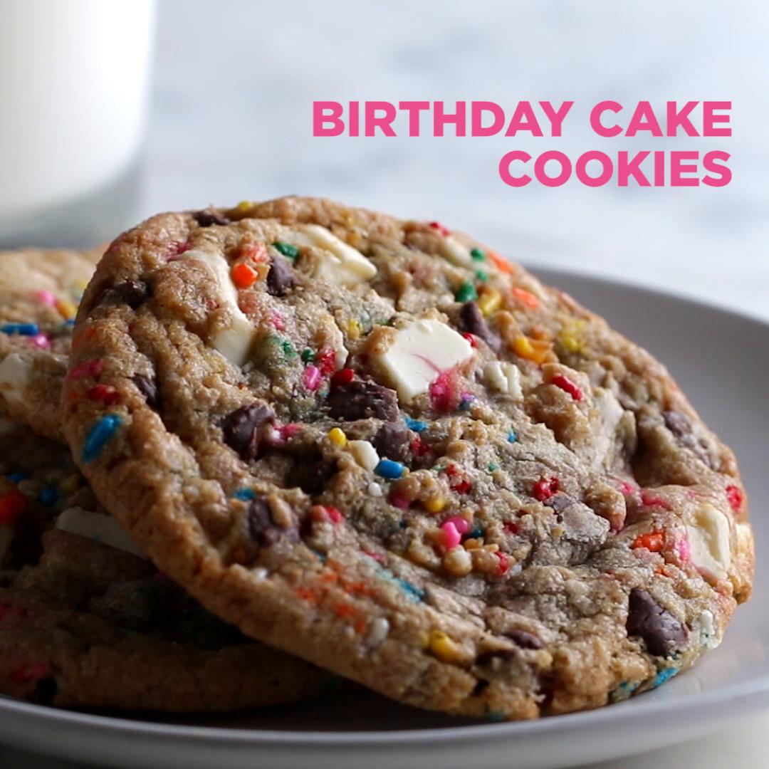 Birthday Cake Cookies Recipe by Tasty