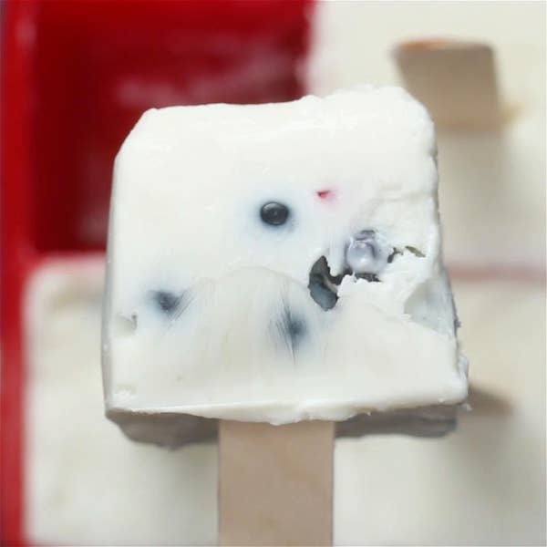 Red, White And Blue Froyo Pops