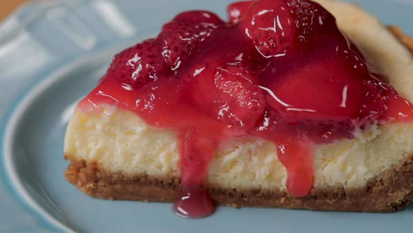 2-Hour Strawberry Cheesecake