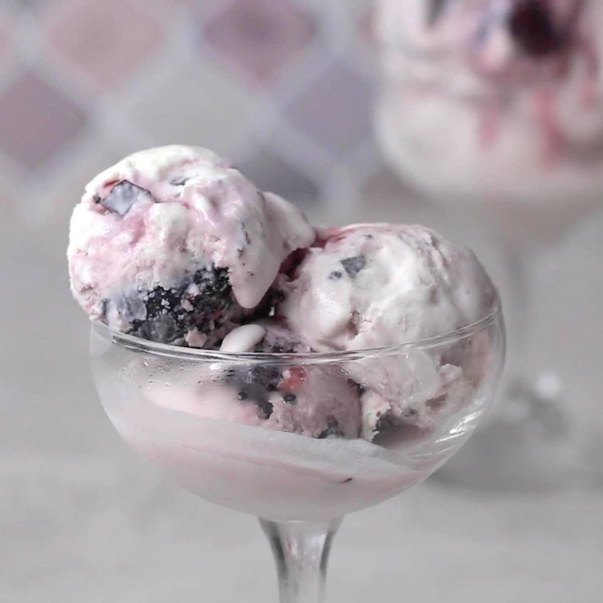 Chocolate Cherry Red Wine Ice Cream