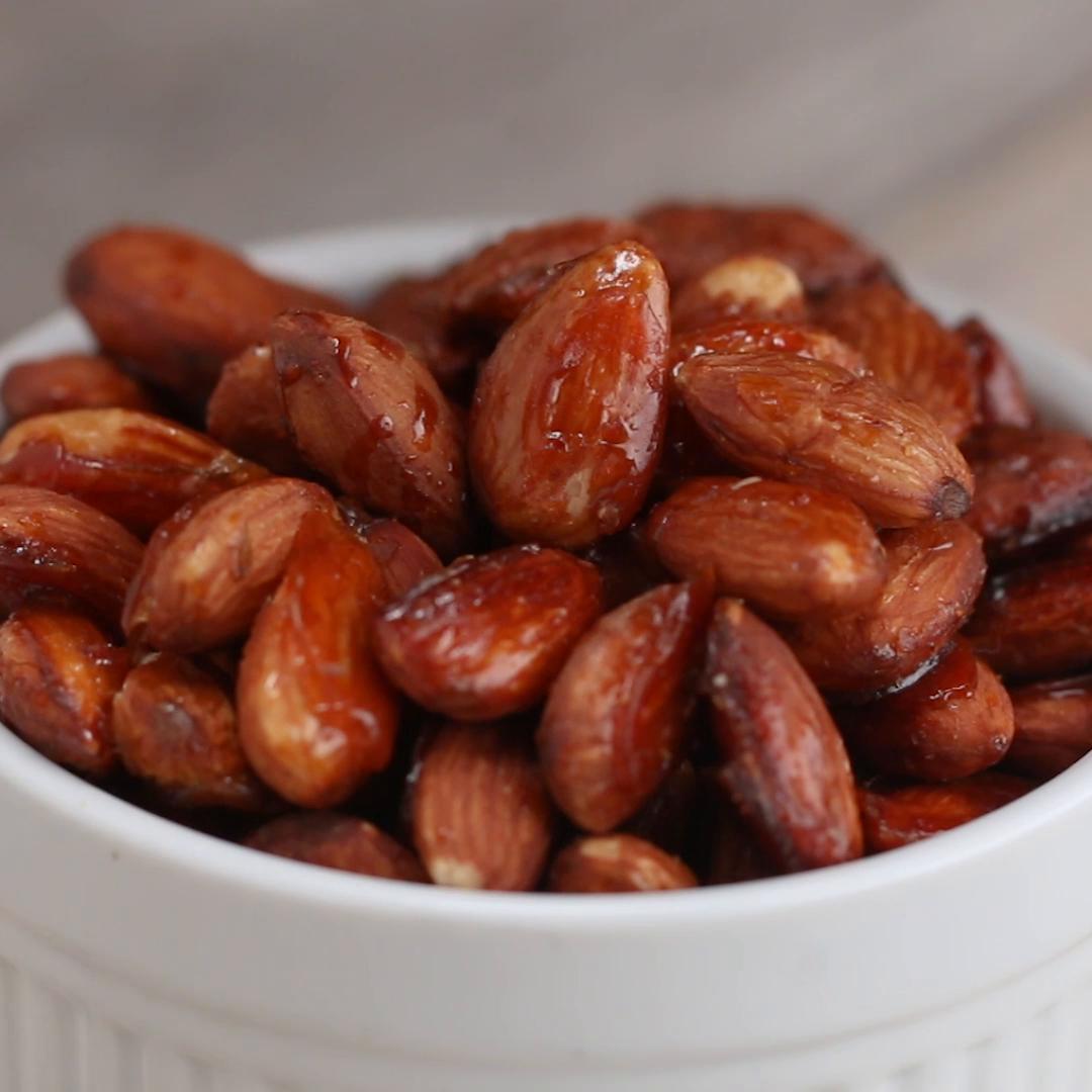 Sweet And Salty Roasted Almonds Recipe By Tasty