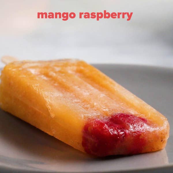 Raspberry Mango Sangria Ice Pops