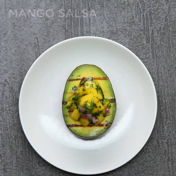Mango Salsa-stuffed Avocado