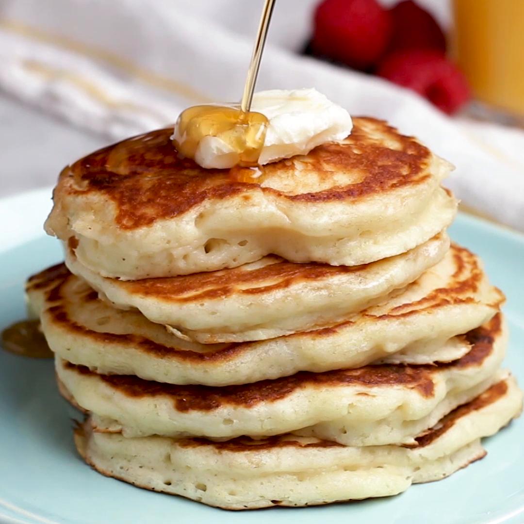 How To Make The Fluffiest Pancakes Recipe by Tasty