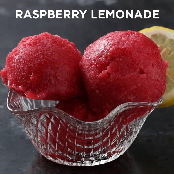 Raspberry Lemonade Sorbet