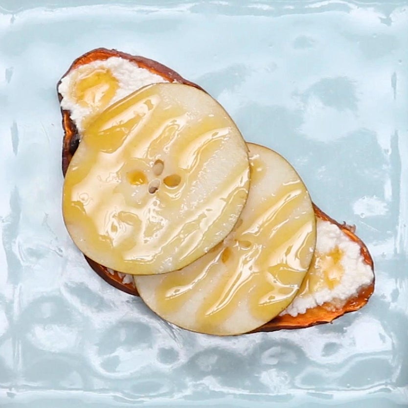 Pear & Honey Sweet Potato Toast