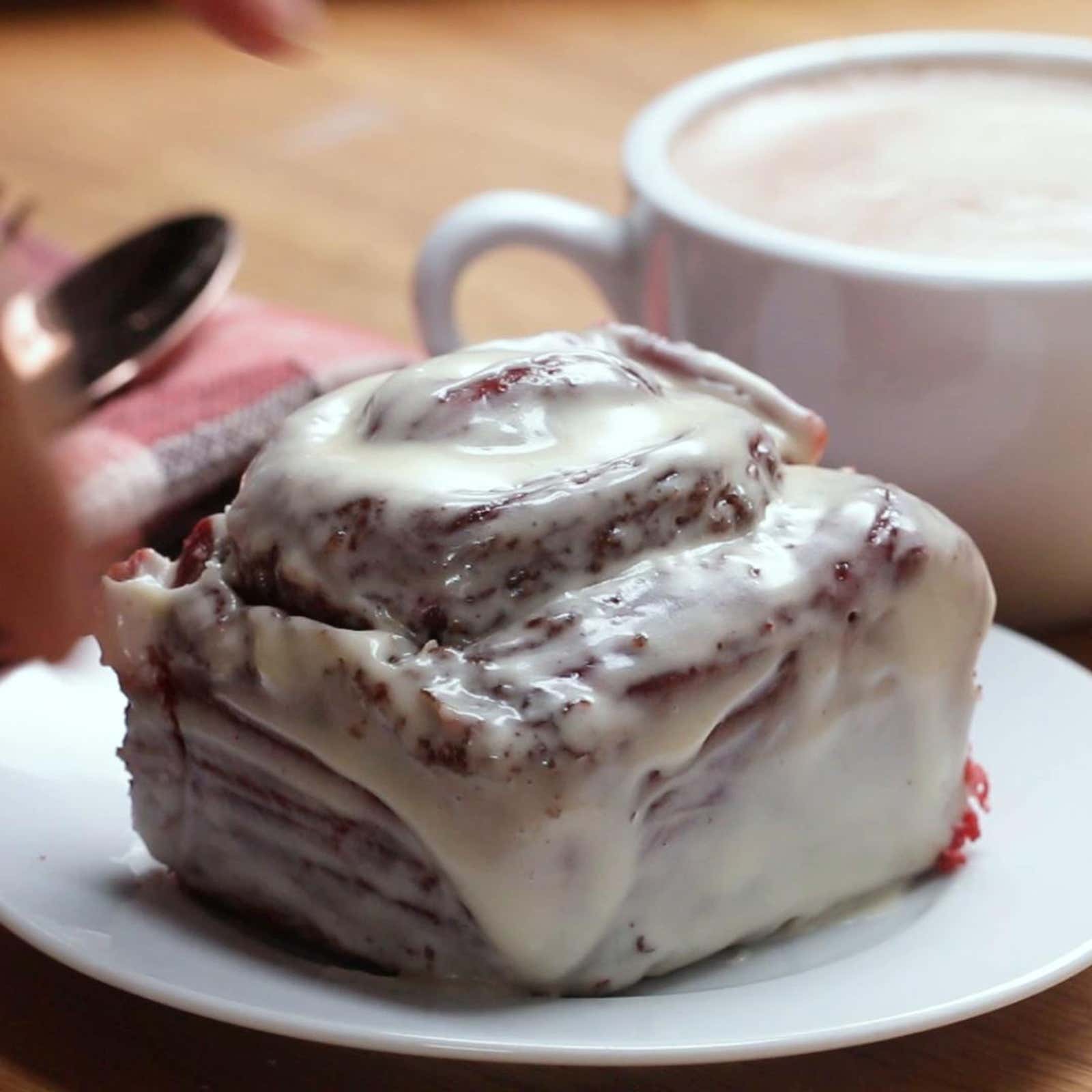 Red Velvet Box Cinnamon Roll