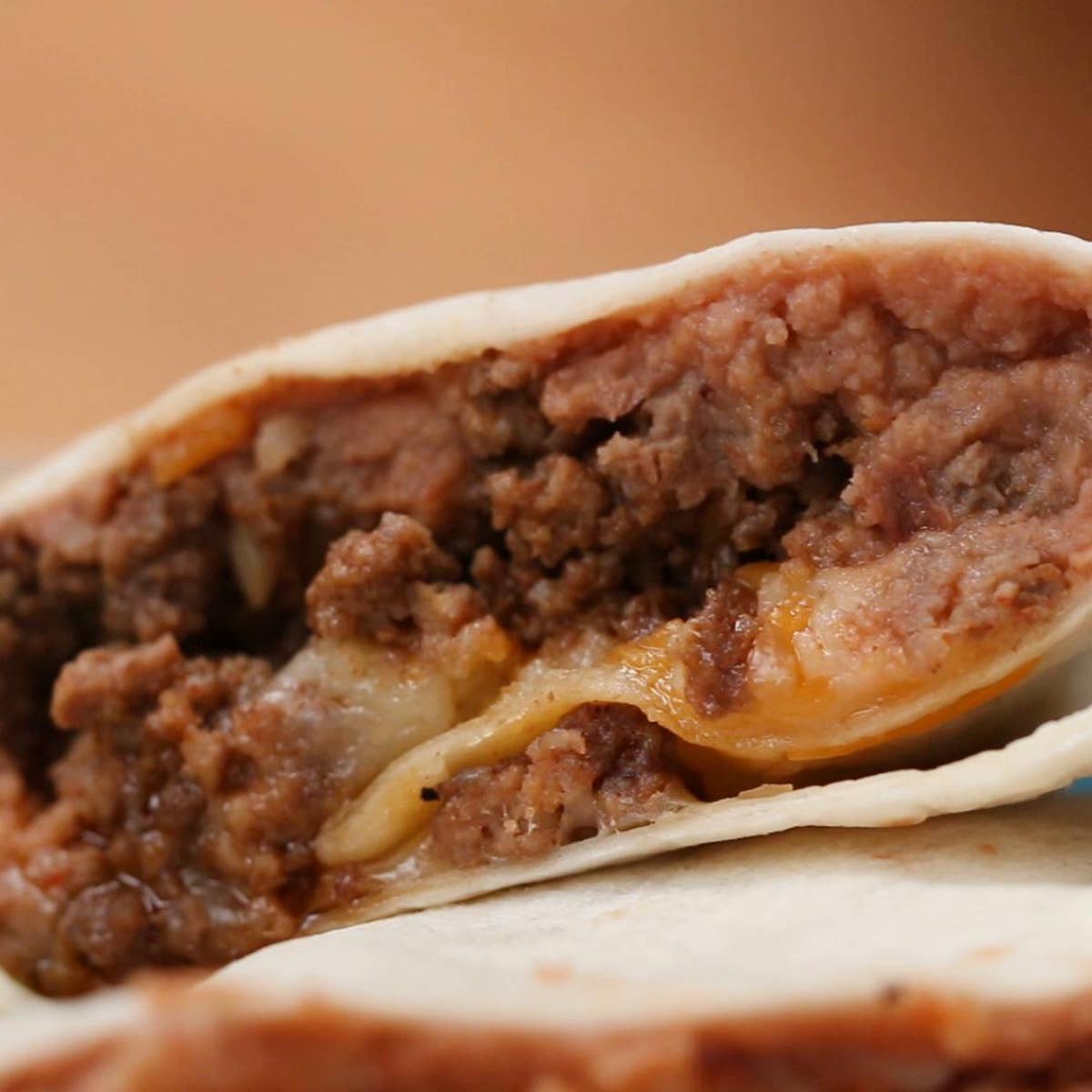 Beef & Bean Burritos