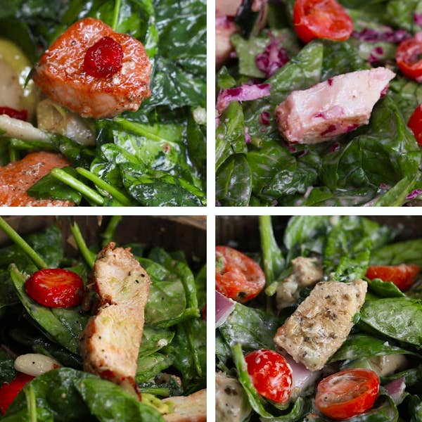 Healthy Chicken Salads 4 Ways