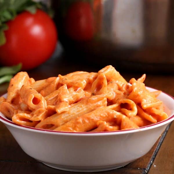 Penne Alla Vodka From Leftover Sauce 