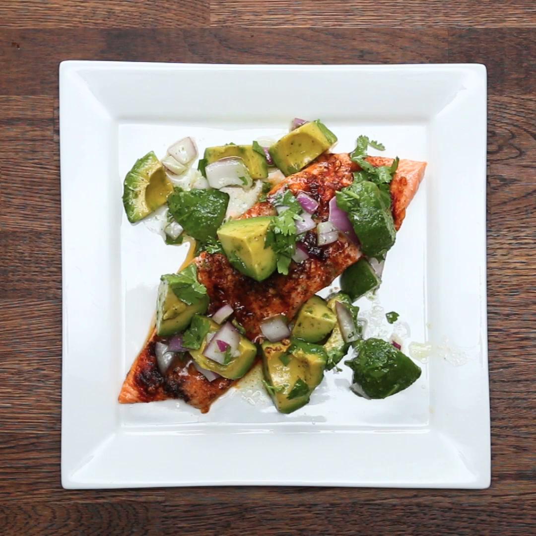 Avocado Lime Salmon Recipe by Tasty image