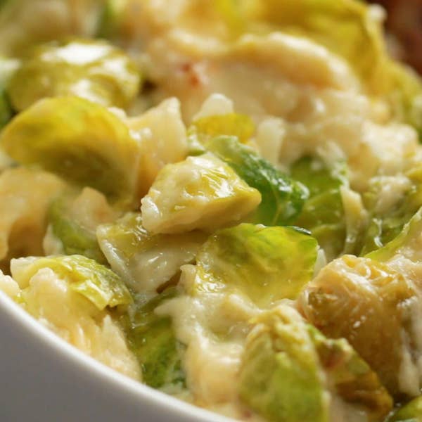 Brussels Sprouts Au Gratin