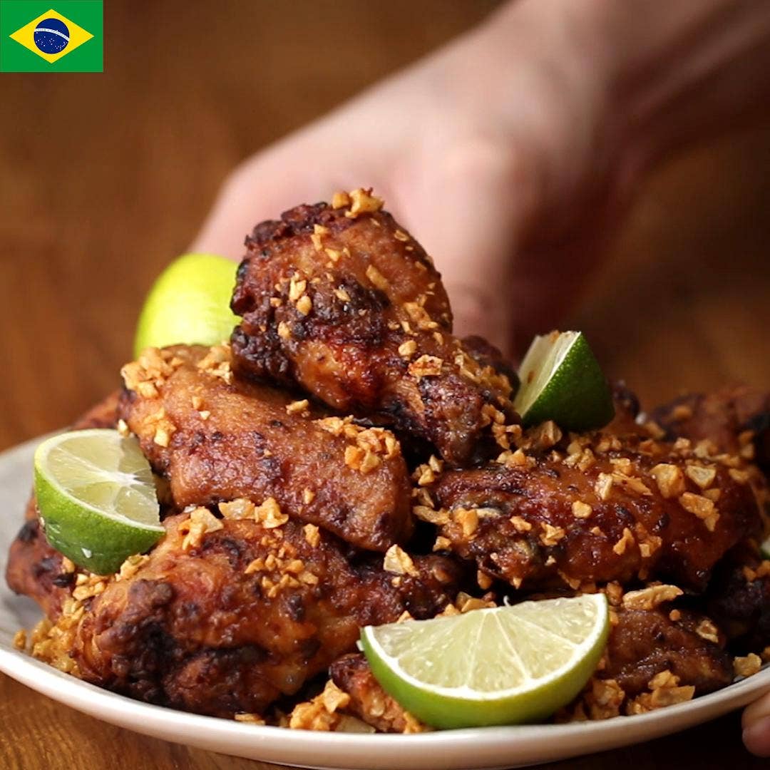 Brazilian Chicken Wings Frango A Passarinho Recipe By Tasty