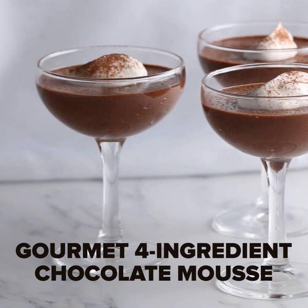 Gourmet 4-Ingredient Chocolate Mousse