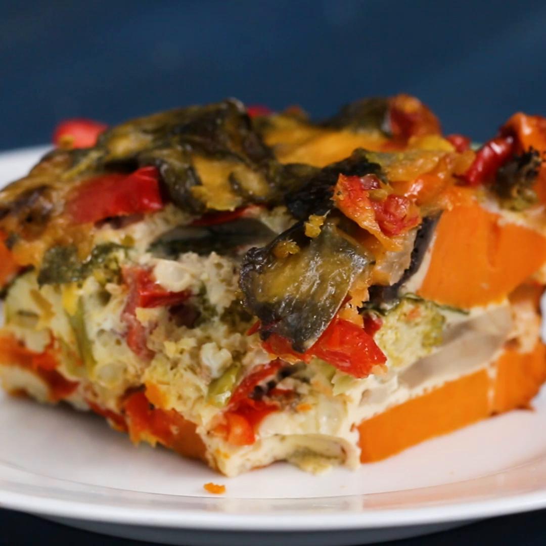 Veggie Breakfast Casserole Recipe by Tasty