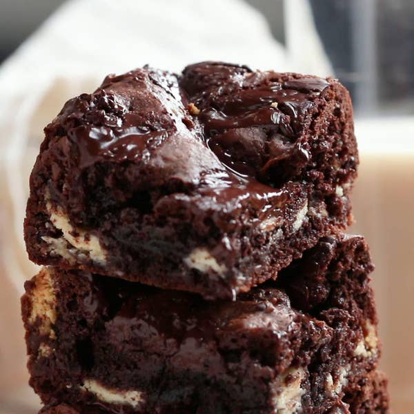 Double Chocolate 'Box' Brownies