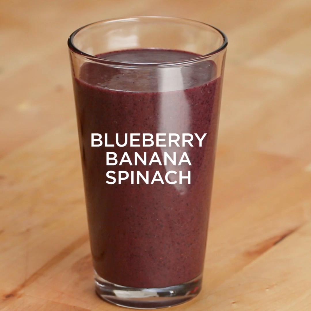 Blueberry Banana Spinach Smoothie Recipe by Tasty_image