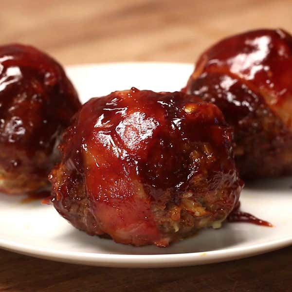 BBQ Bacon Ice Tray Meatballs Recipe by Tasty