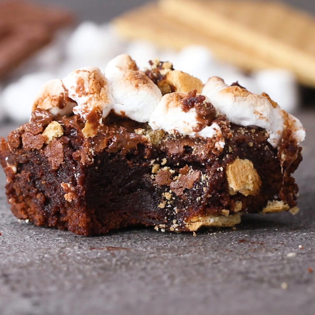 S'mores Boxed Brownies Recipe by Tasty_image