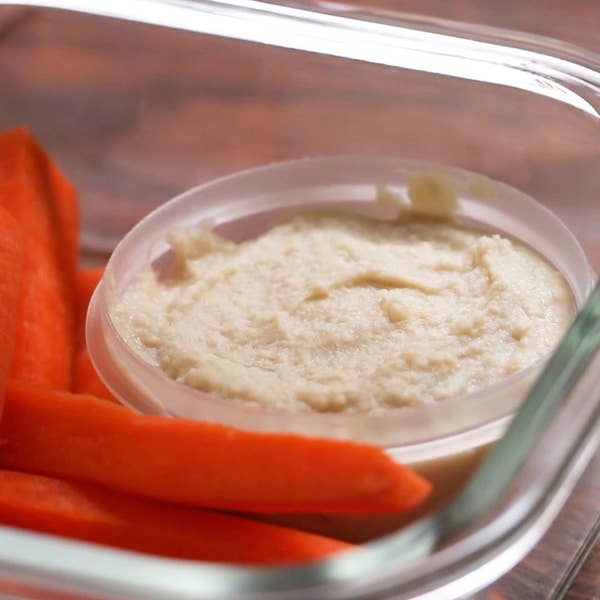 Hummus And Carrot Sticks