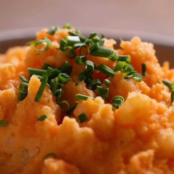 Not-Too-Dense Mashed Sweet Potatoes