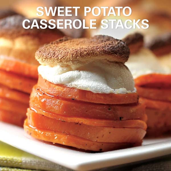 Sweet Potato Casserole Stacks