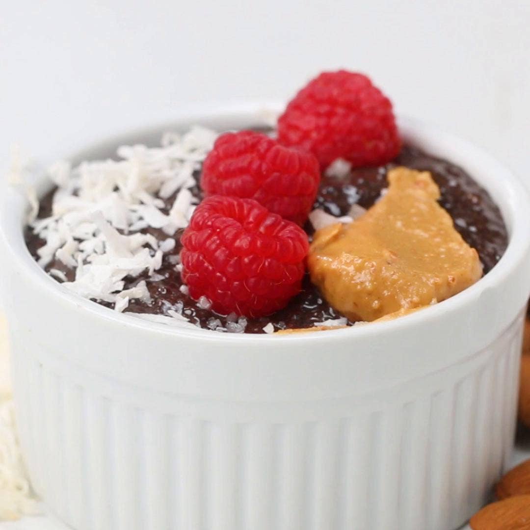 Cacao Chia Pudding Recipe By Tasty