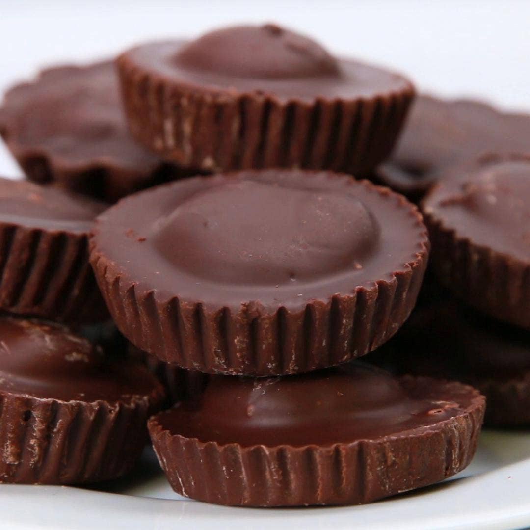 No Bake Cookie Dough Chocolate Cups Recipe By Tasty