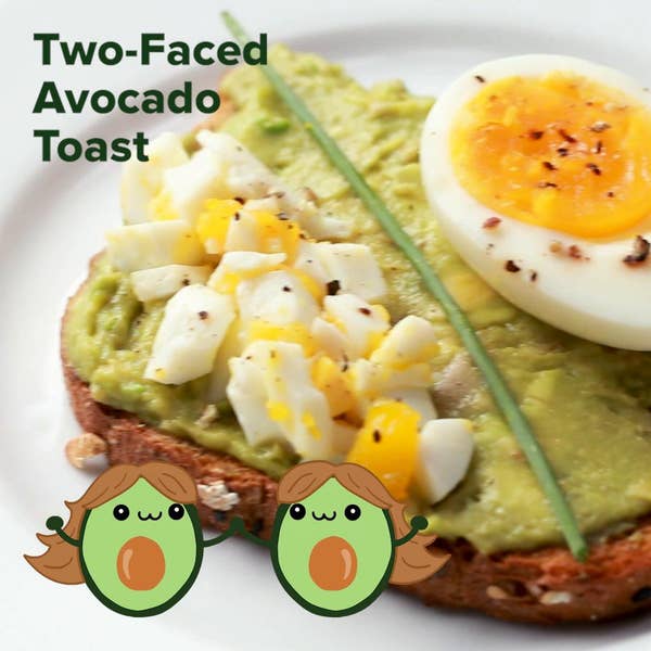 Two-Faced Avocado Toast (Gemini)