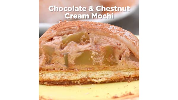 Chocolate And Chestnut Mochi