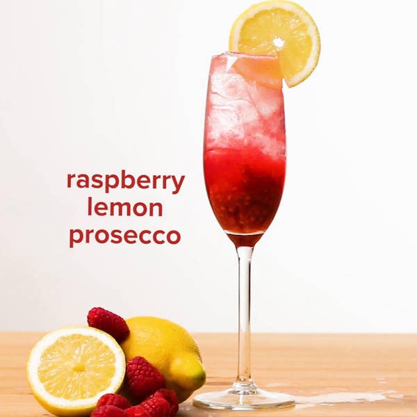 Raspberry And Lemon Prosecco