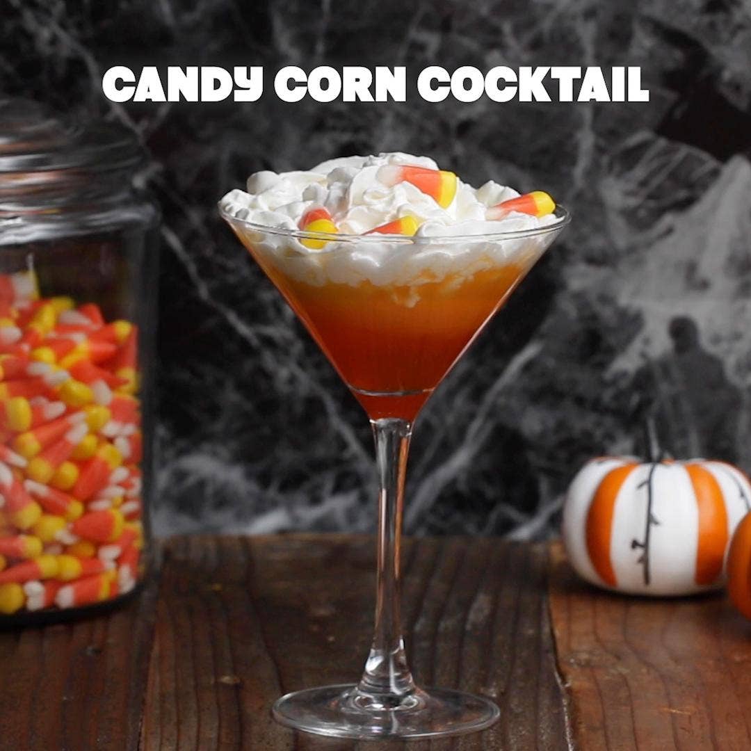 Candy Corn Cocktail Recipe By Tasty