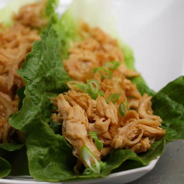 Sweet And Sour Chicken Lettuce Cups