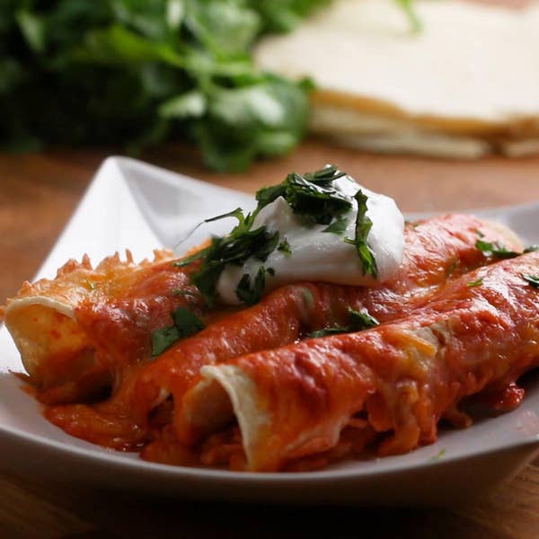 Cheesy Chicken Enchiladas