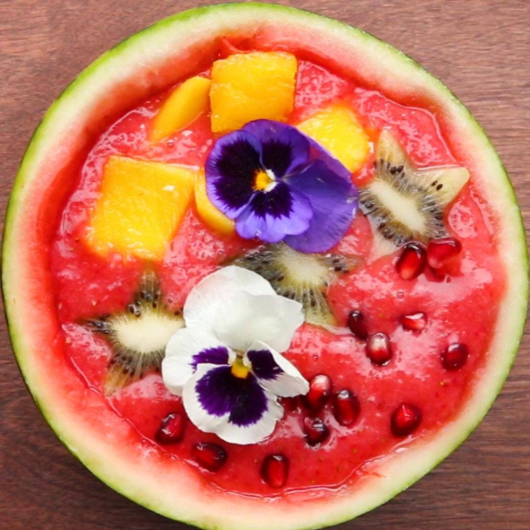 Watermelon Smoothie Bowl Recipe By Tasty,Liquid Smoke Nutrition Label