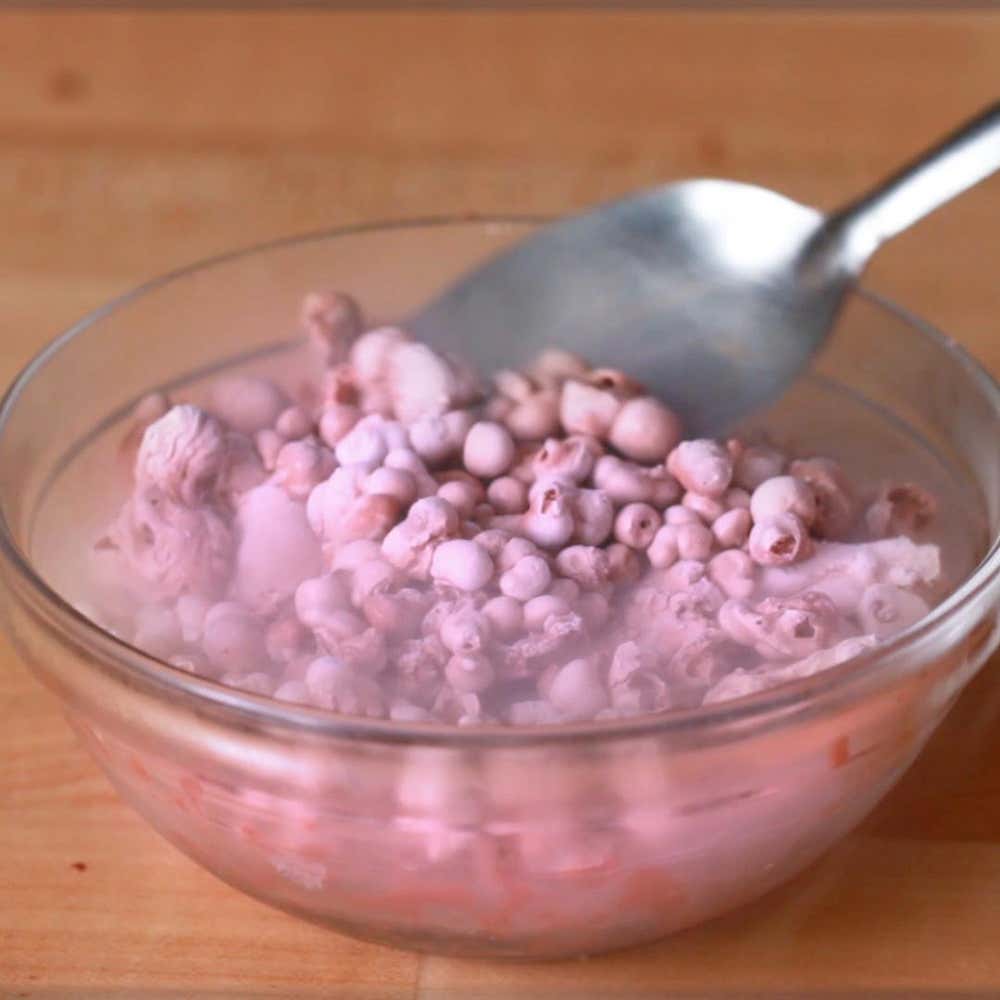 Strawberry Liquid Nitrogen Ice Cream Recipe by Tasty